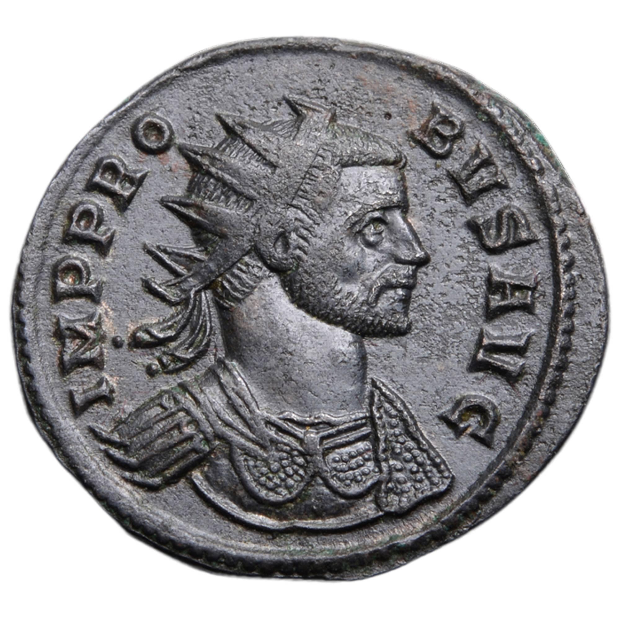 Ancient Roman Antoninianus Coin of Emperor Probus, 278 AD