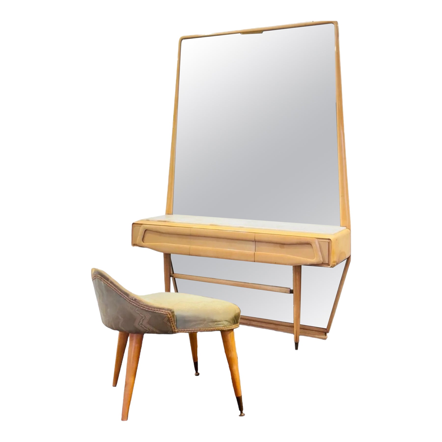 La Permanente Cantù Beauty Desk Toilette Mirror Mid-Century Design 1950’s in vendita