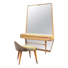 La Permanente Cantù Beauty Desk Toilet Mirror Mid-Century Design 1950's