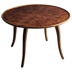Swedish modern coffee table in the manner of Josef Frank, Reiners, Sweden, 1940s