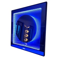 Big Infiny kinetics mirror led lights Fenice, Rybojad or Falcone  Décoration murale