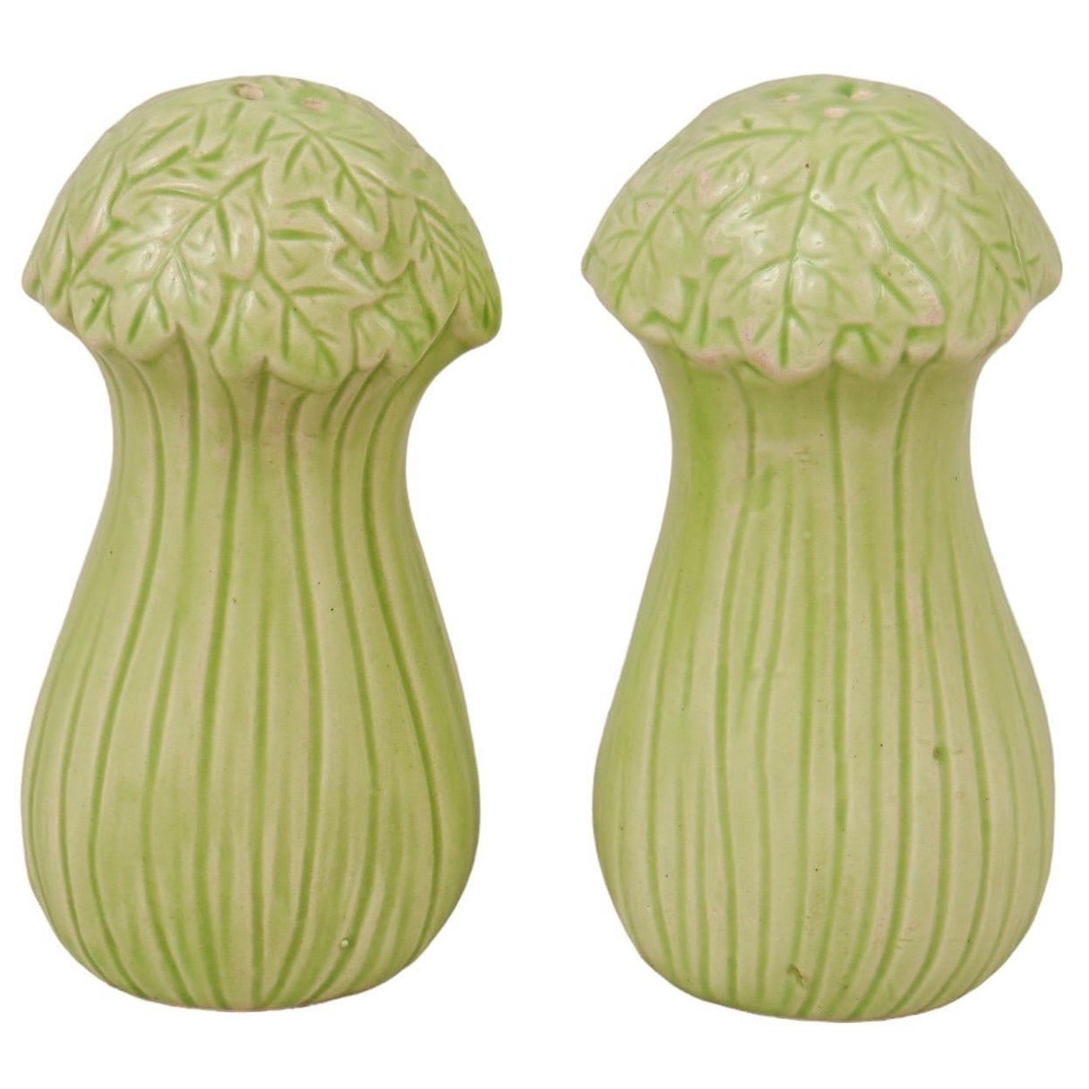 Japanese Ceramic Cabbage Salt & Pepper Shakers