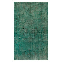 Tappeto moderno in lana turca 5.7x9 ft in Greene & Greene, tappeto decorativo fatto a mano