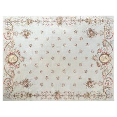 Tappeto Aubusson francese del 1960 circa, stile Napoleone III - 4m15x2m70 - No. 1394