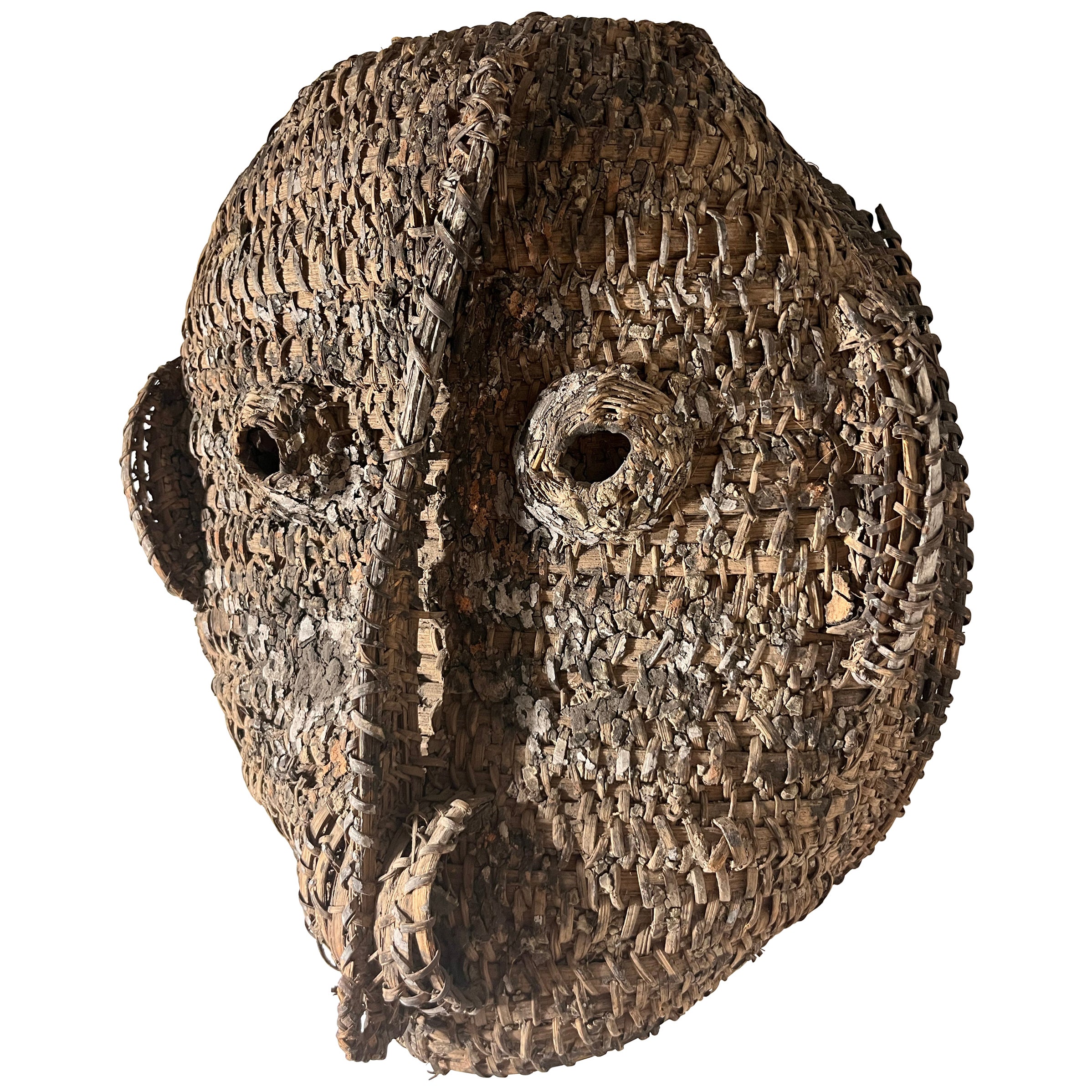 Maschera Oceaniana realizzata in  Fibre vegetali in vendita