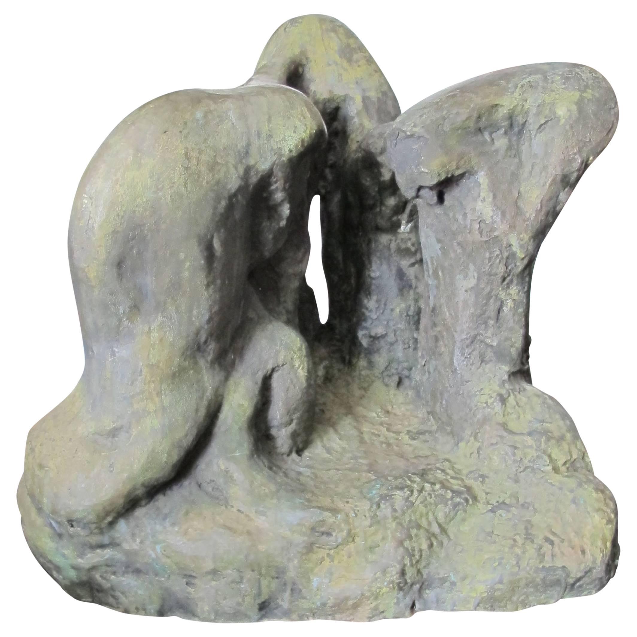 Bronze sculpture "Chapelle de la Sérénité" by Catherine Val For Sale