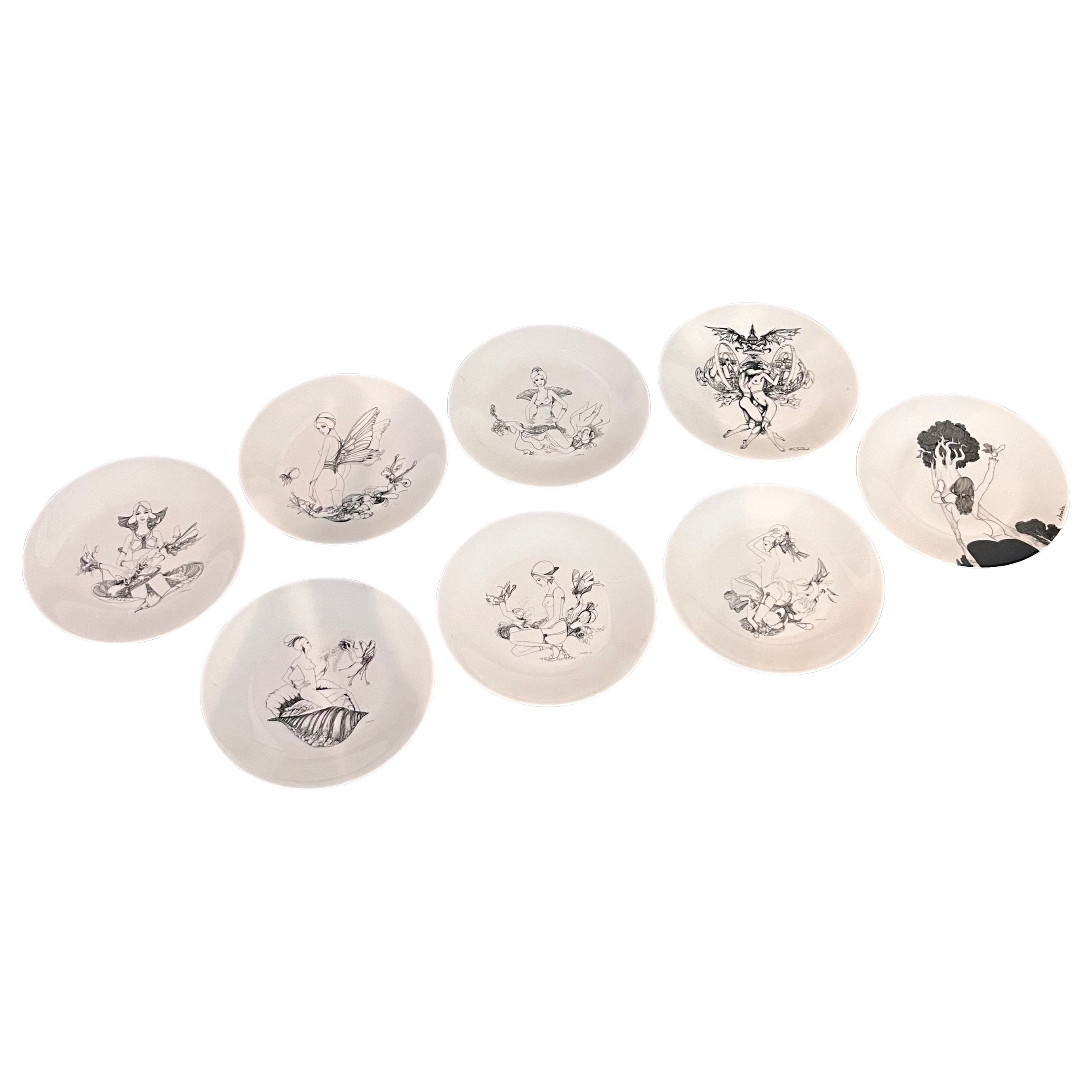 8 assiettes en venta