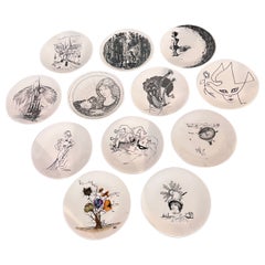 12 limited Editions Signed & Painte by Artists manufactured by C . F . Haviland