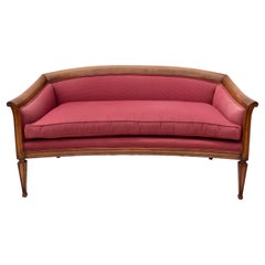 Canapé de style Directoire français en cerisier
