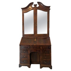 Antique 18th Century Rosewood Bureau Bookcase