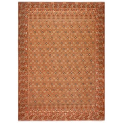 Nazmiyal Collection Bold Large Modern Khotan Style Indian Rug 14'2" x 19'5"