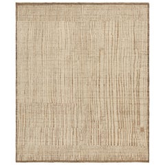 Alfombra de estilo marroquí Rug & Kilim en beige con motivos geométricos