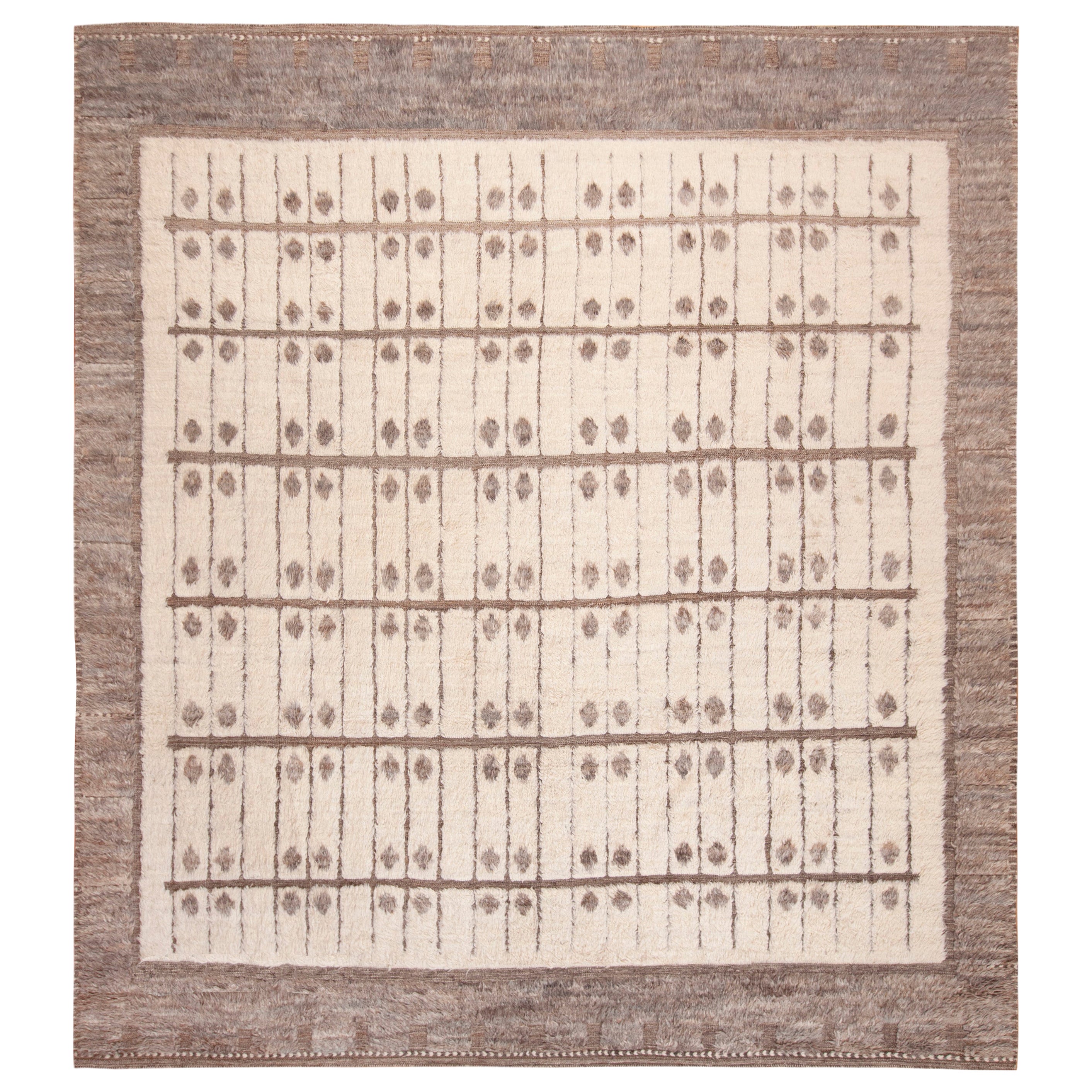 Nazmiyal Collection Elegant Square Shape Modern Boho Chic Area Rug 11'5" x 12'2"