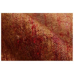 Tapis Contemporary Textural de Rug & Kilim dans les tons rouge et or