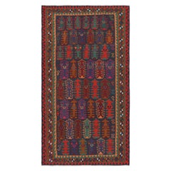 Kilim Shahsavan vintage avec motifs géométriques polychromes, de Rug & Kilim