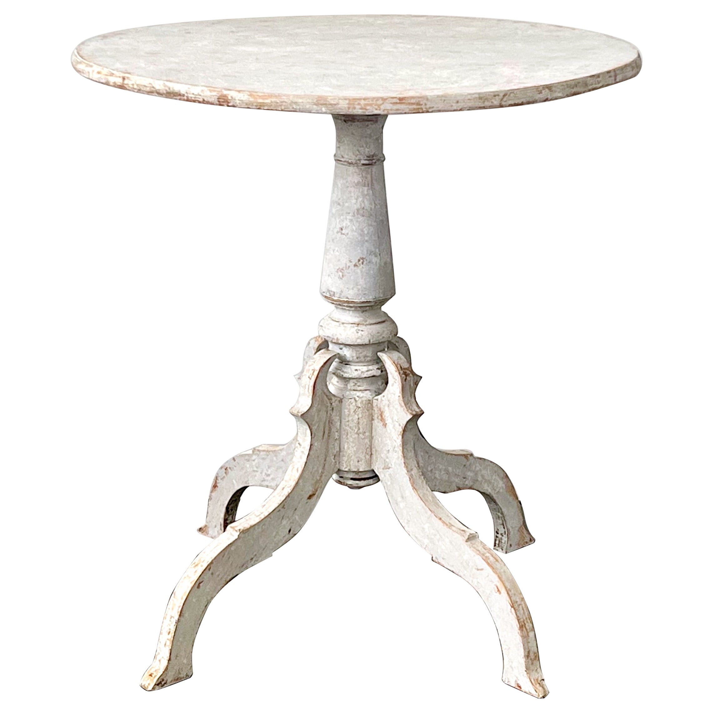 Mesa sueca de pedestal del siglo XIX
