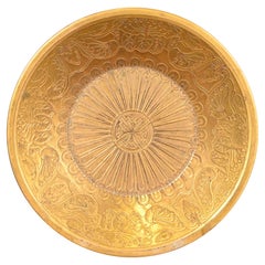 Louis Comfort Tiffany Furnaces New York Bronze Doré Bowl