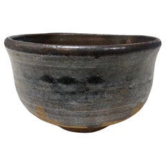 Tashiko Tazaezu Signierte glasierte Chawan-Teeschale aus japanischer Hawaii-Studio-Keramik, signiert