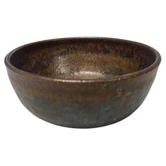 Tashiko Tazaezu Signierte glasierte Chawan-Teeschale aus japanischer Hawaii-Studio-Keramik, signiert
