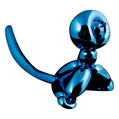 Scimmia con palloncino di Jeff Koons (blu)