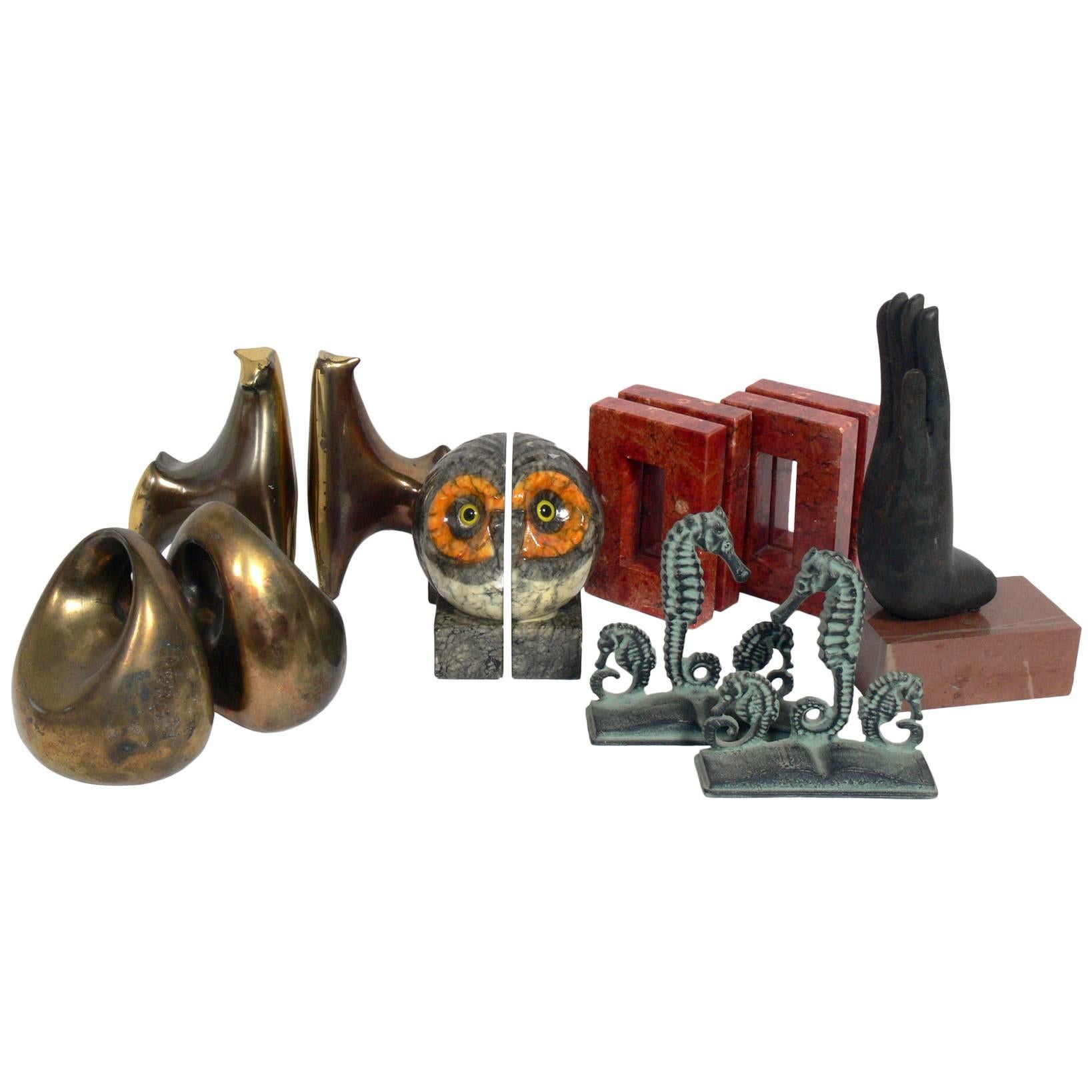 Selection of Mid Century Modern Bookends