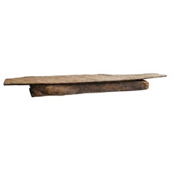 Old Japanese Wabi-Sabi Wooden Low Table / 1900-1920 / Tasteful Table