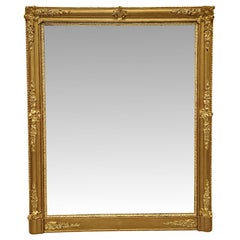 Antique A Lovely 19th Century Small Giltwood Overmantel or Hall Mirror