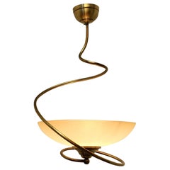 Funky Retro Corkscrew Spring Ceiling Light   A Crazy piece