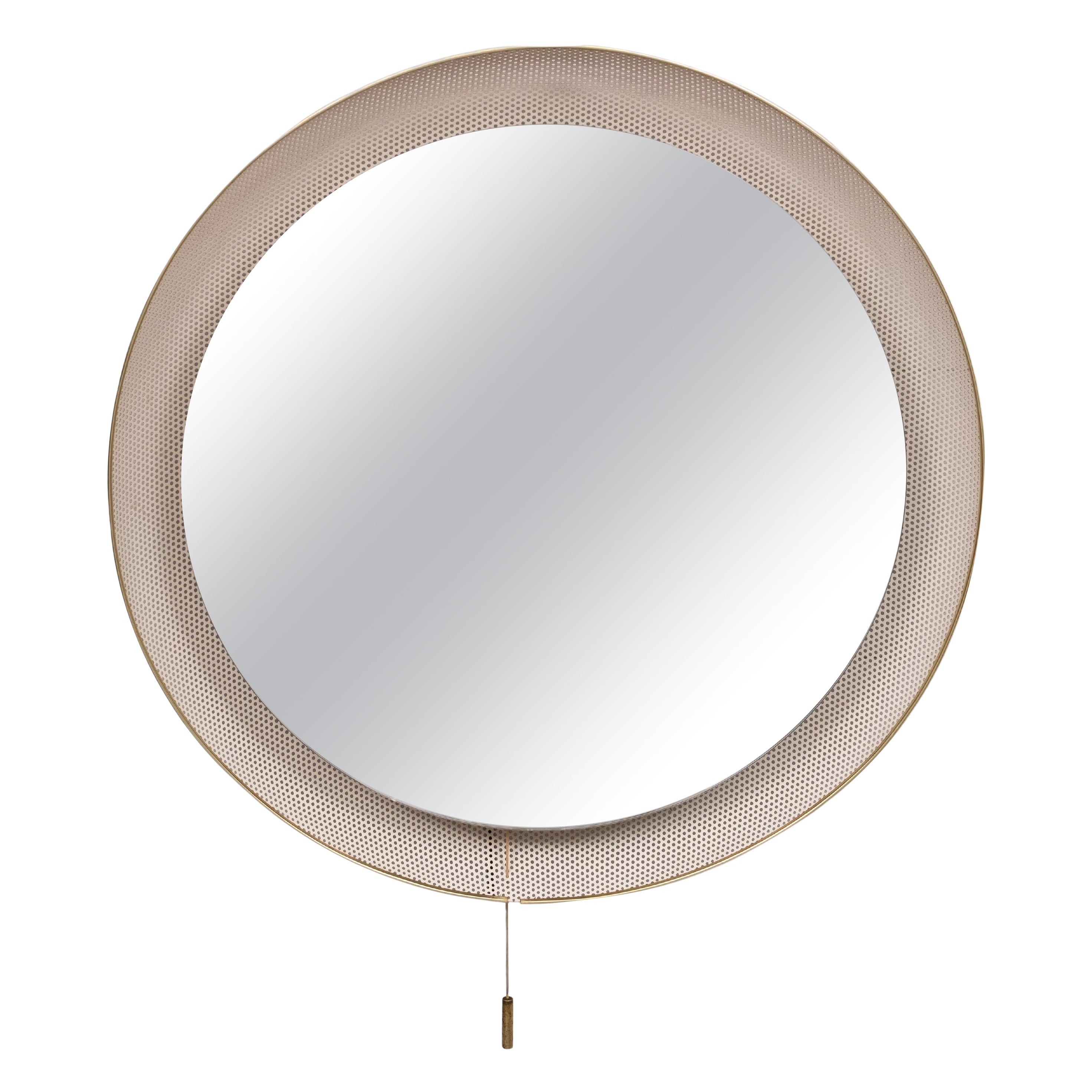 Mathieu Matégot attrib  Back LID  Mirror  XXL  Artimeta  1950S