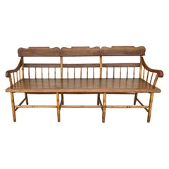 1820 American Spindled Windsor Bench