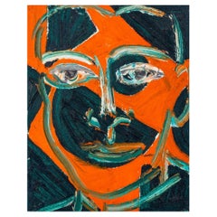 Hunt Slonem "St. Martin de Porres" Oil on Canvas
