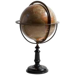 19th Century Terrestrial Globe by Al.P.Mouraux