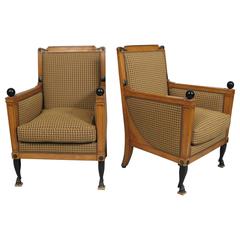 Pair of Elegant Biedermeier Armchairs