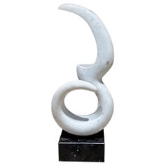 Contemporary Modern Abstract Sculpture Marble Art