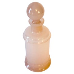 Paar Cenedese Deckel Italienisch Rosa Apotheker Glas für Eitelkeit