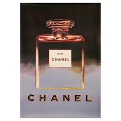 After Andy Warhol, Original Chanel N° 5 Poster, Couture Perfume, Pop Art, 1997