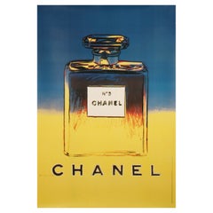 D'après Andy Warhol, affiche originale de Chanel N° 5, parfum Couture, Pop Art, 1997