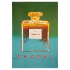 After Andy Warhol, Original Chanel N° 5 Poster, Couture Perfume, Pop Art, 1997