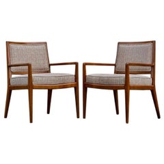 Vintage Mid Century Widdicomb Style Arm Chairs, Reupholstered