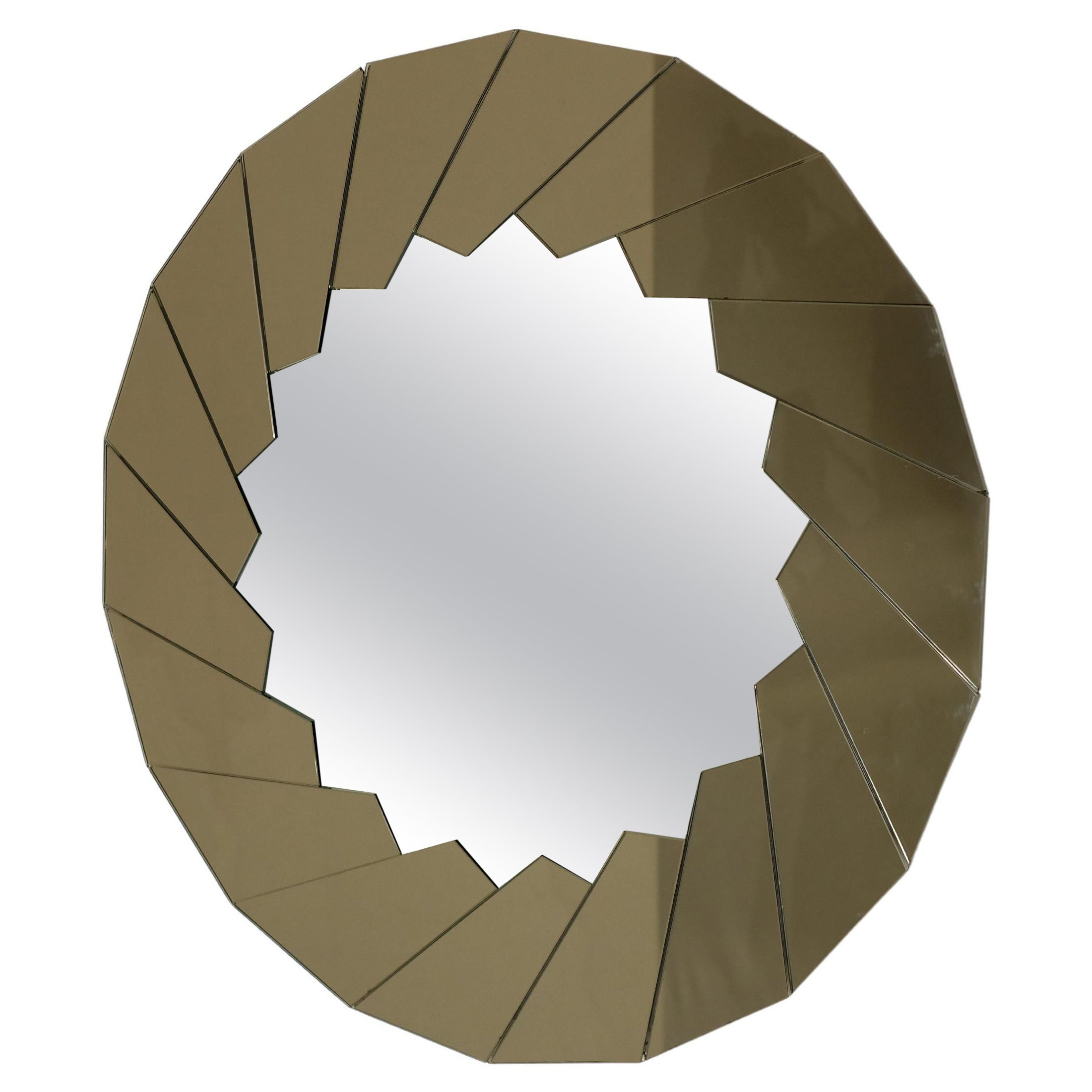 Mirror Semiramide attributed to Gae Aulenti for Fontana Arte - 1970s For Sale