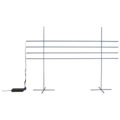 Floor Lamp Modular Steel with Colorful Wall Light Barcelona Lamp by Antoni Arola