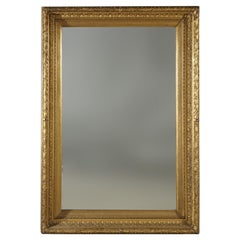Antique French First Finish Giltwood Framed Wall Mirror (Specchio da parete con cornice) C1900