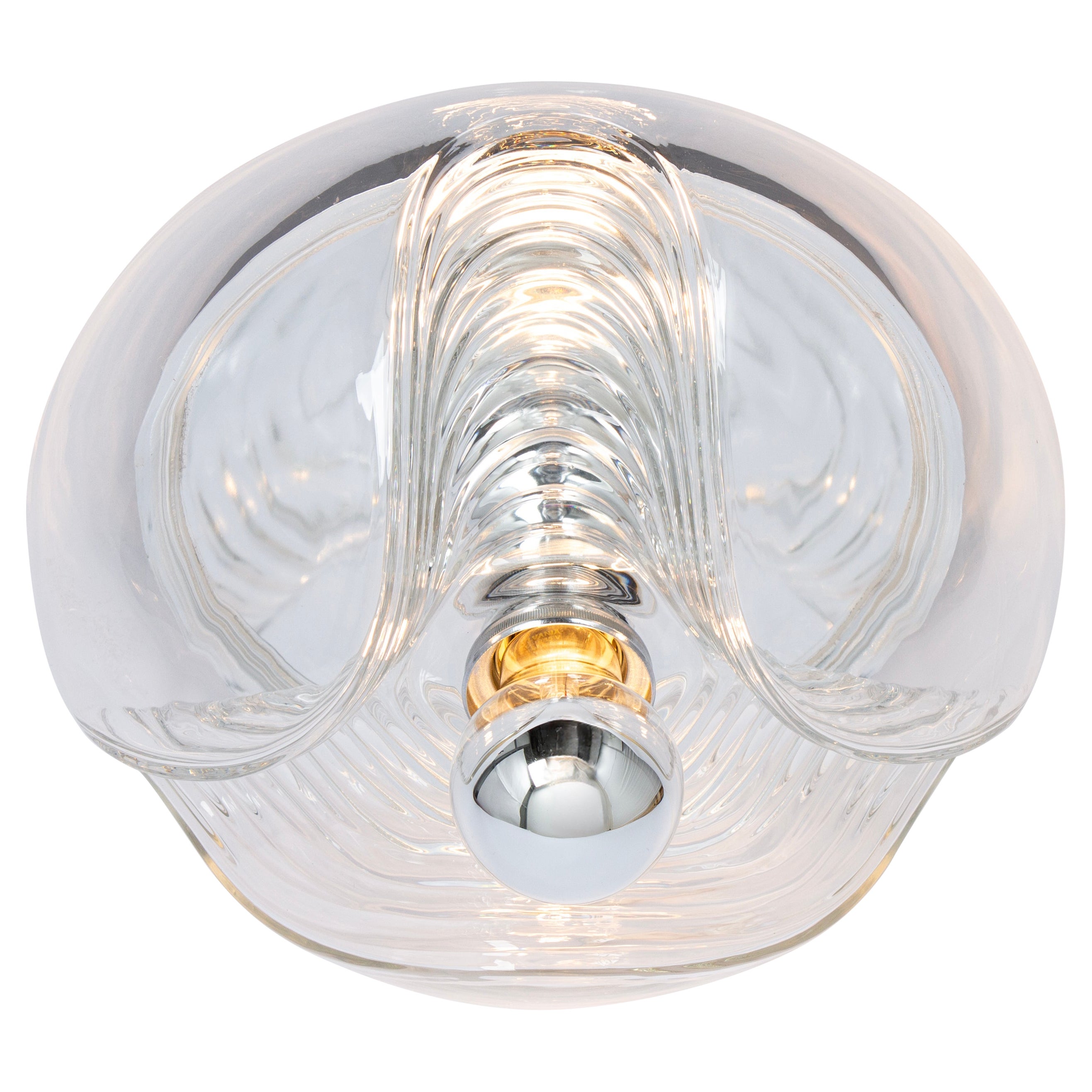 1 of 8 Large Wall light sconce Koch & Lowy by Peill & Putzler, Germany, 1970s