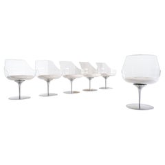 Set of 6 Champagne Chairs by Estelle & Erwine Laverne