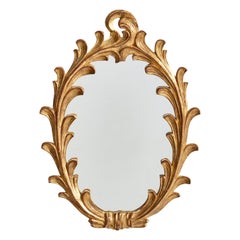 Designer français, miroir mural, bois, France, années 1930