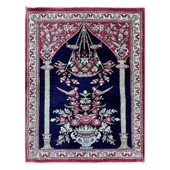 Persian  Silk qum,  fine, Tree of life
