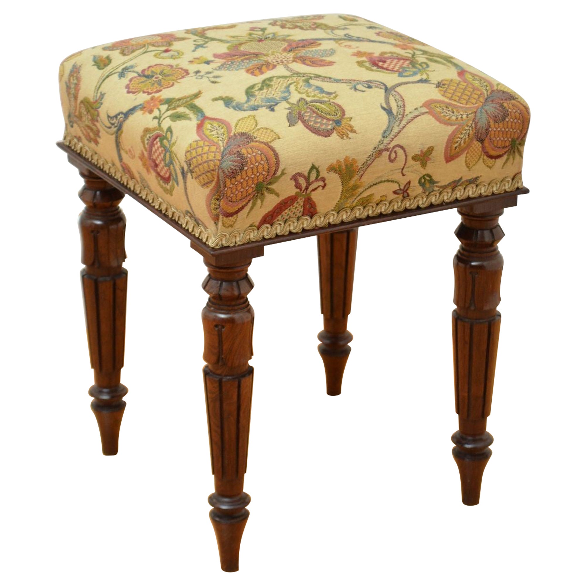 Sgabello inglese William IV Rosewood