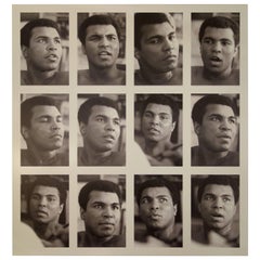 "The Twelve Faces of Muhammad Ali" Photograph on Aluminum by Gary Michaels    l