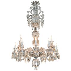 Gorgeous Large Scale Signed Baccarat Chandelier
