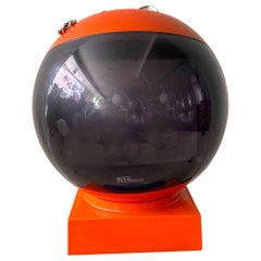 Vintage 1970’s JVC Nivico 3240SW Videosphere TV Orange